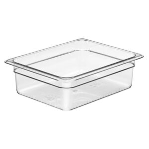 1/2 100mm/5.9Lt Clear Food Pan Cambro