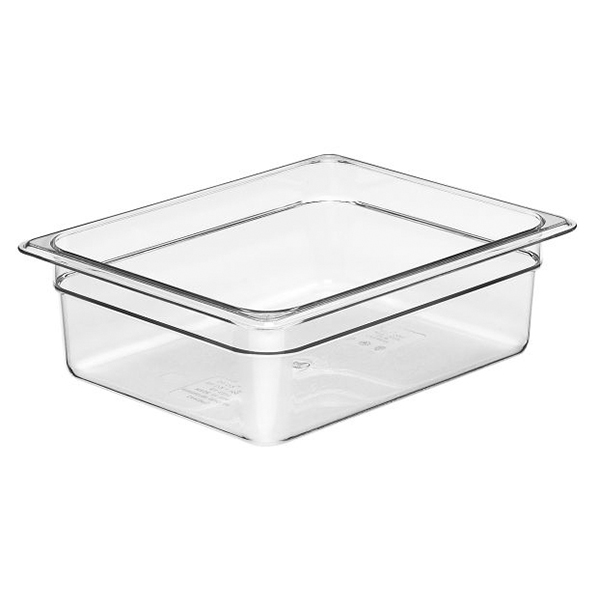 1/2 100mm/5.9Lt Clear Food Pan Cambro