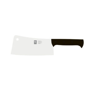 200mm Chinese Black Handle Cleaver ICEL