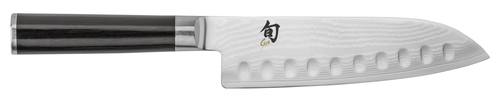 17.8cm Scolloped Santoku Knife Shun Classic