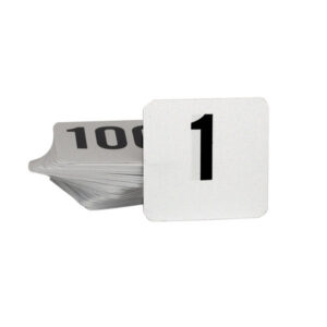 Set 1-100 Table Number 50x50mm