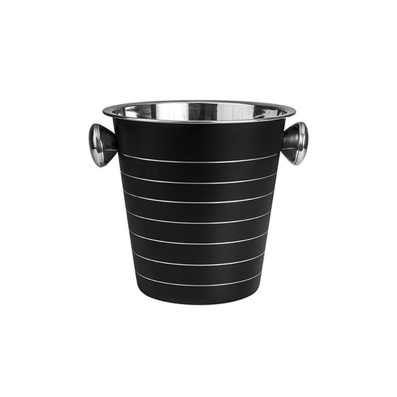 225x210mm Black Wine Bucket