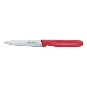 8cm Red Paring Straight Knife Victorinox