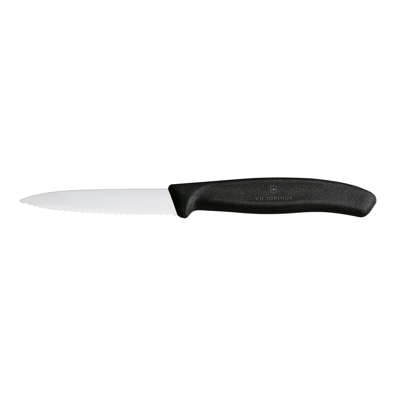 8cm Black Wavy Paring Knife Victorinox