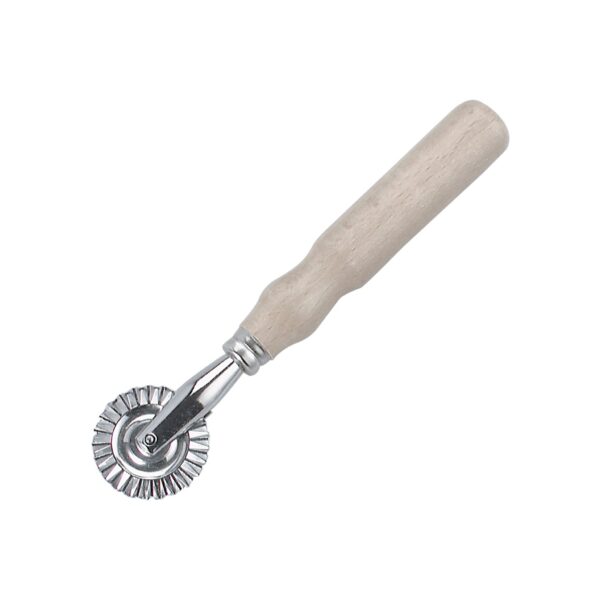 2mm Fluted Pastry Wheel Wood Handle