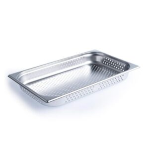 1/1 Gn 65mm Perforated Steam Pan anti Jam