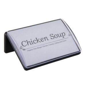 Plastic Card Signs With Magnetic Plate