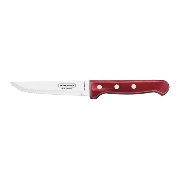 Red Handle Steak Knife Polywood