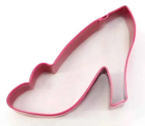 Cookie Cutter Pink High Heel Shoe